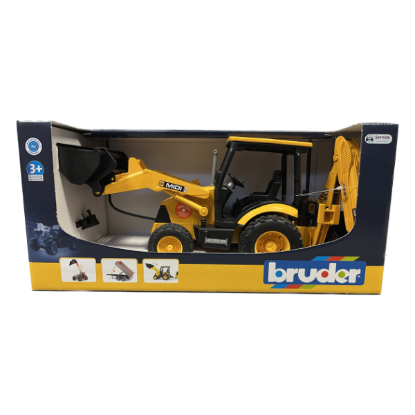 BRUDER 02427 - Buldoexcavator JCB MIDI CX