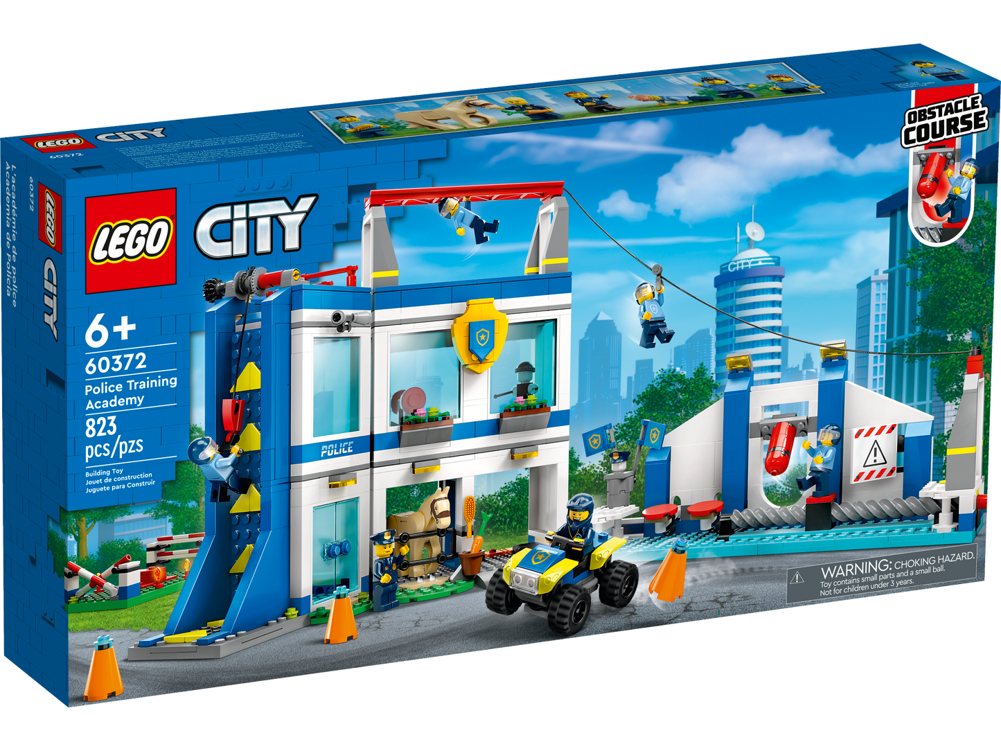 LEGO City 60372 - Academia de politie (823 piese)