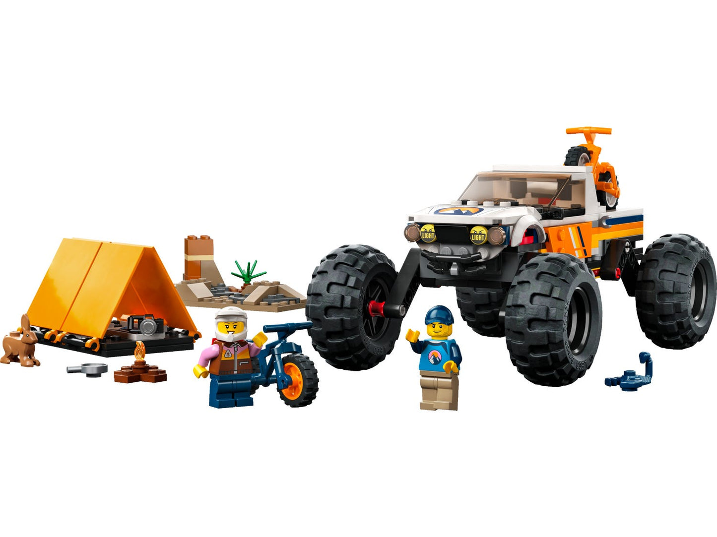 LEGO City 60387 - Aventuri off road cu vehicul 4x4 (252 piese)