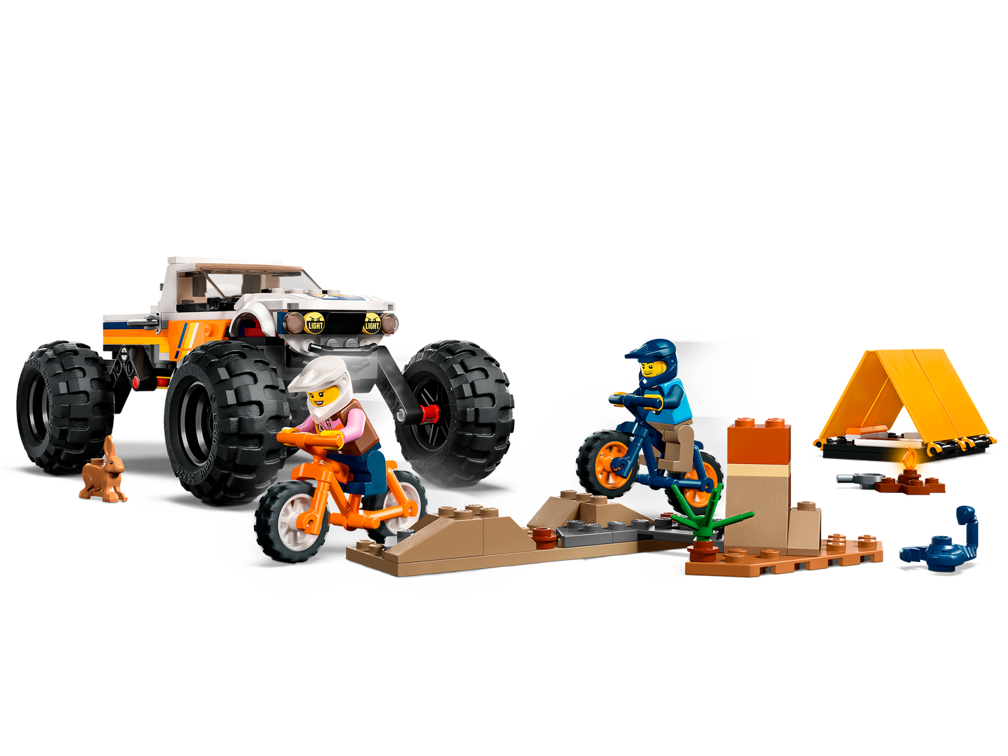 LEGO City 60387 - Aventuri off road cu vehicul 4x4 (252 piese)