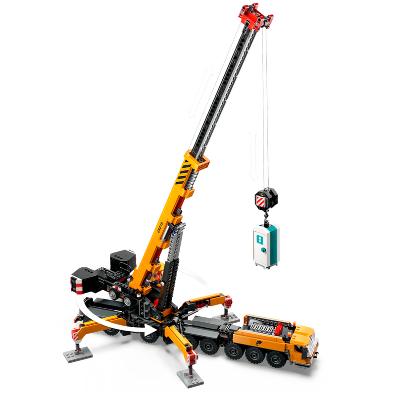 LEGO City 60409 - Macara mobila galbena de constructii (1116 piese)