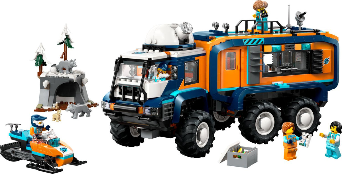 LEGO City 60471 - Camionul laborator stiintific al exploratorilor arctici (1064 piese)