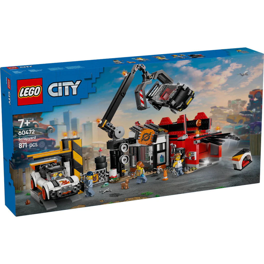 LEGO City 60472 - Cimitir de masini vechi (871 piese)