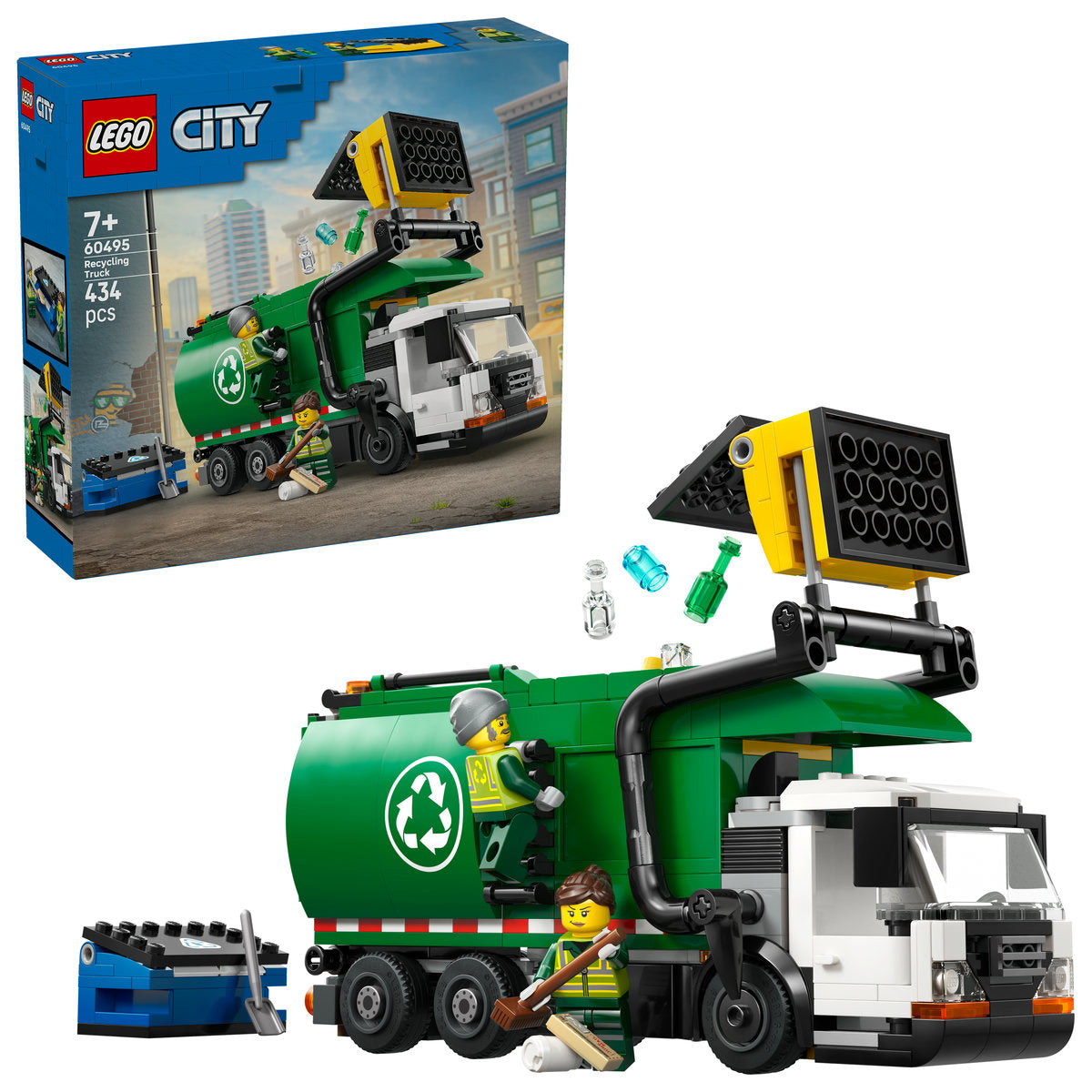 LEGO City 60495 - Camion de reciclare 434 piese