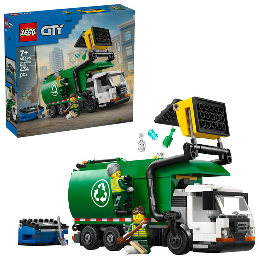 LEGO City 60495 - Camion de reciclare 434 piese