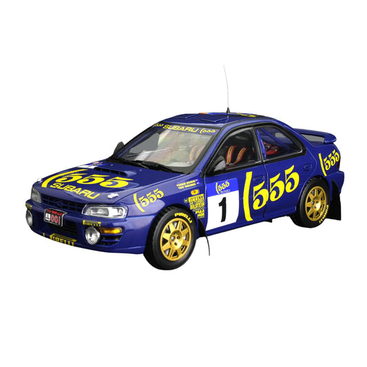 Subaru Impreza 555 #1 P.Bourne/T.Sircombe Winner 555 Hong Kong Beijing Rally 1994 399pcs - 1/18 SunStar