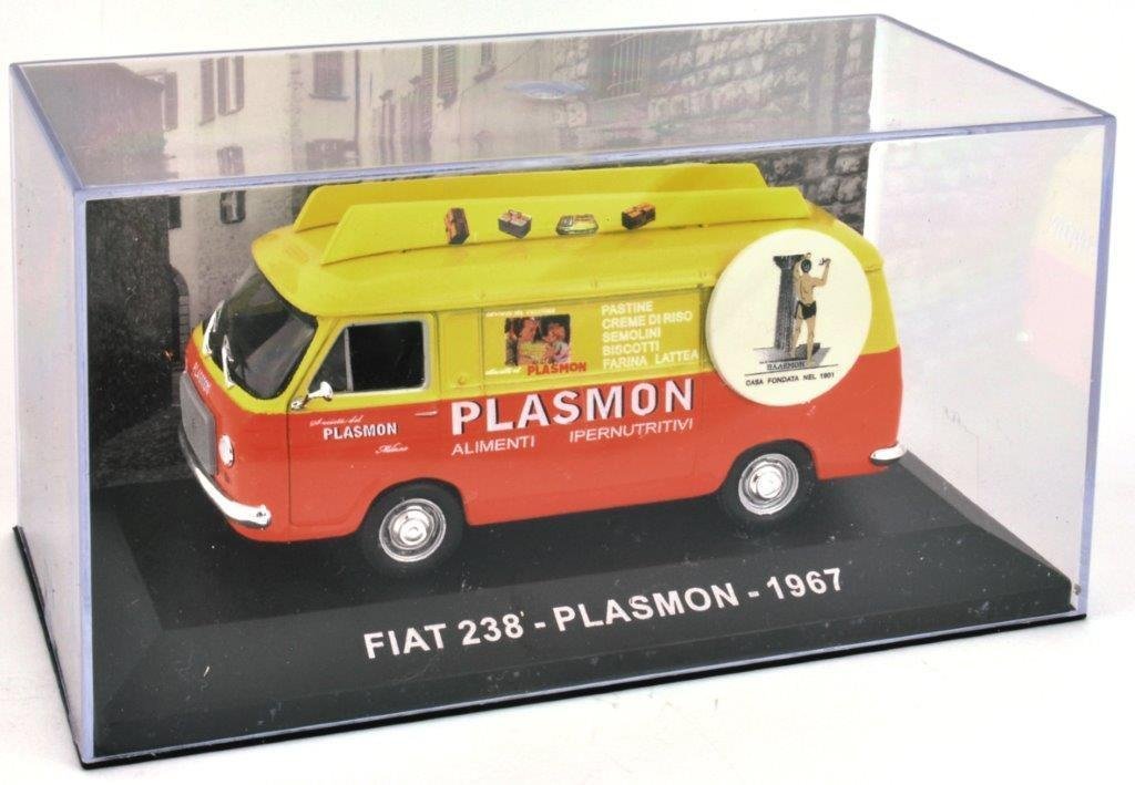 Fiat 238 - Plasmon 1967 cu vitrina plexiglass - 1/43 Altaya
