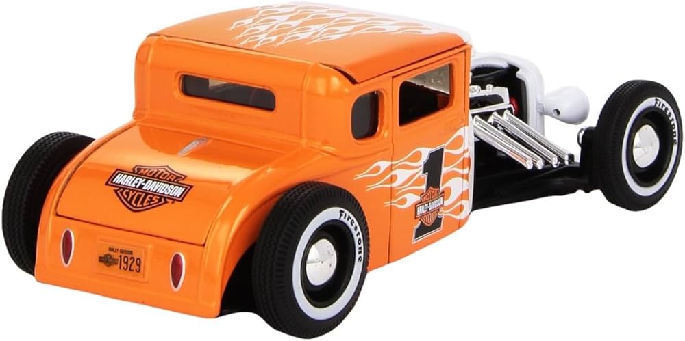 Ford Model A 1929 Harley-Davidson - 1/24 Maisto