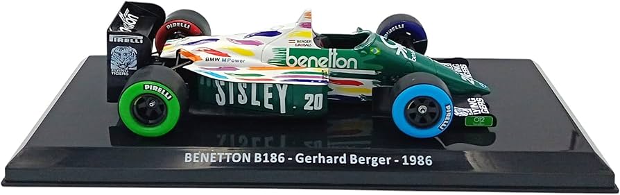Formula 1 Benetton B186 Gerhard Berger 1986 - 1/24 Altaya