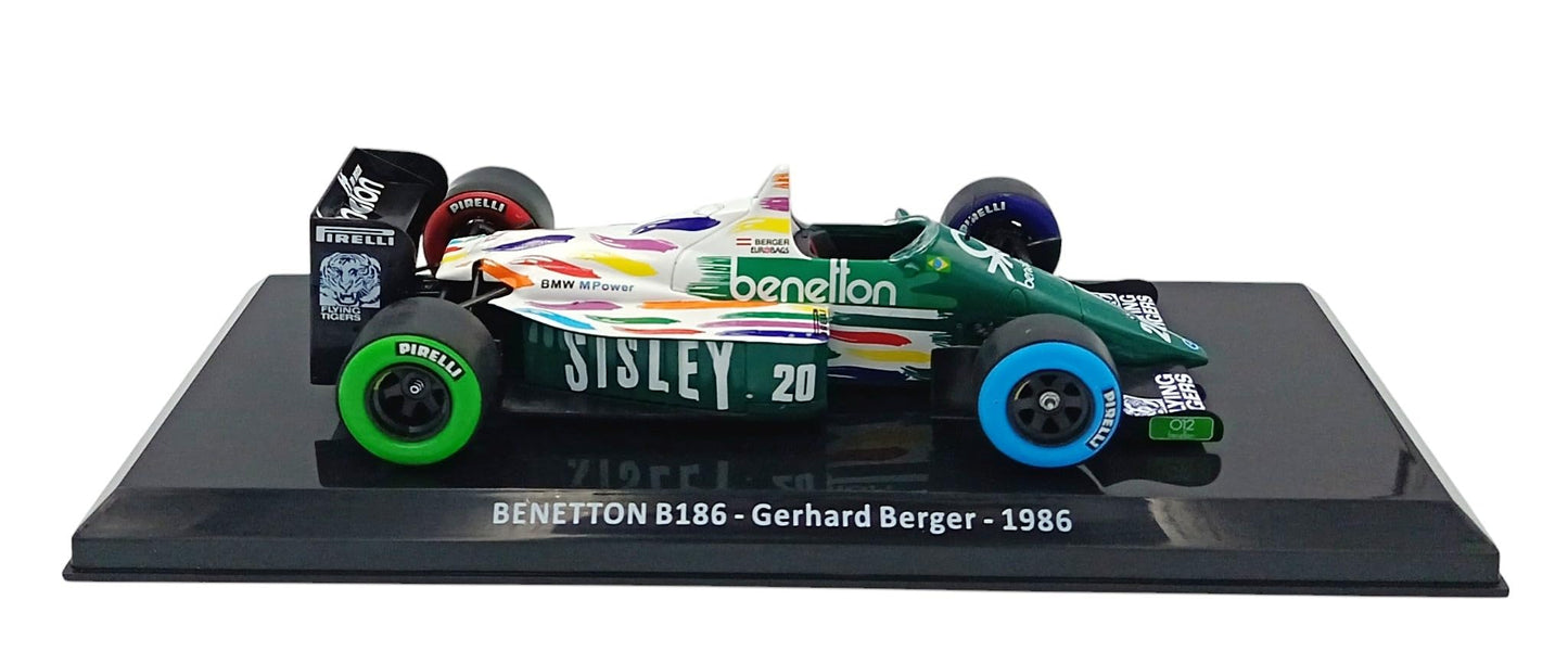 Formula 1 Benetton B186 Gerhard Berger 1986 - 1/24 Altaya