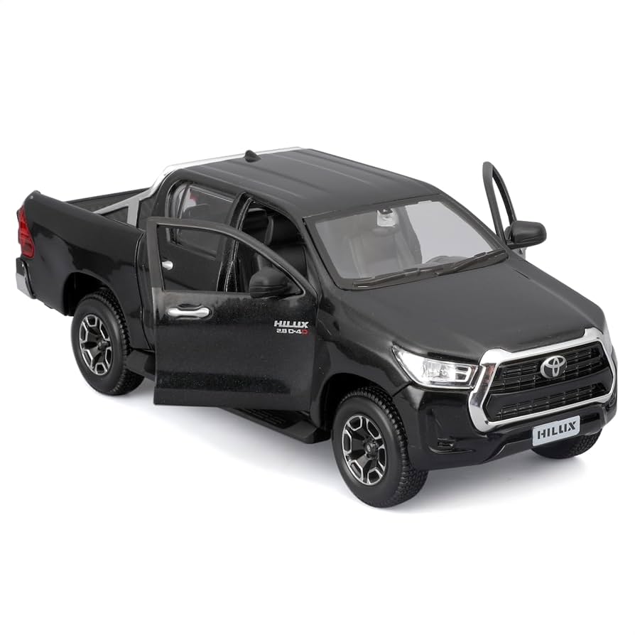 Toyota Hilux neagra - 1/27 Maisto