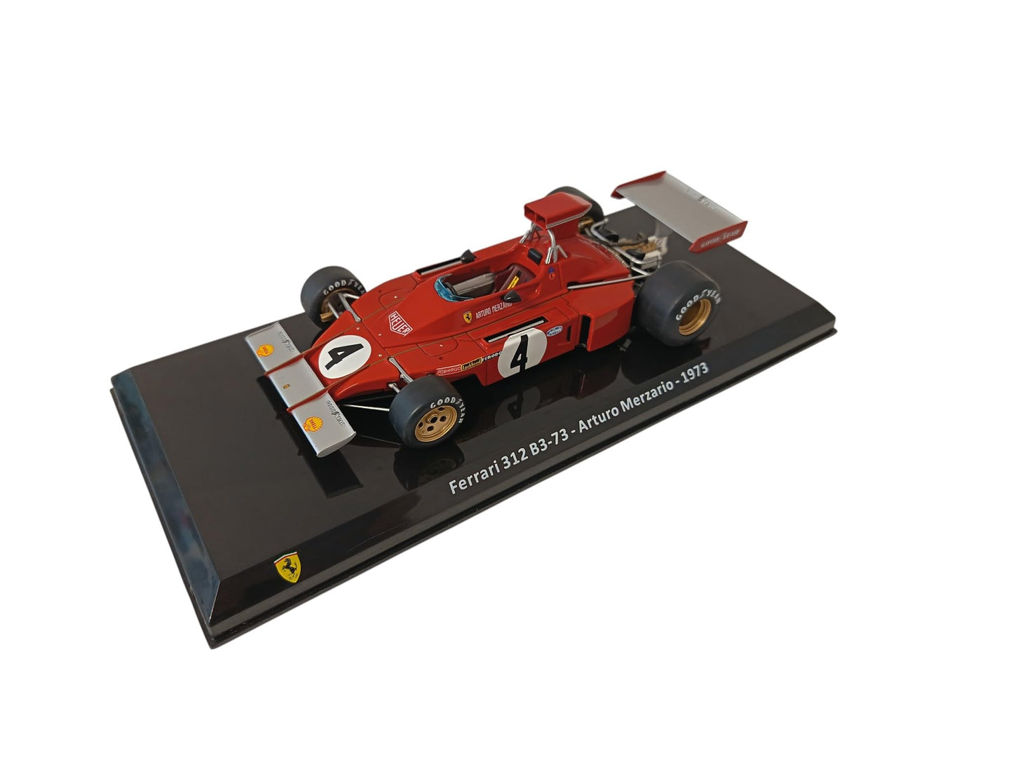 Formula 1 Ferrari 312 B3-73 Arturo Merzario 1973 cu vitrina - 1/24 Altaya
