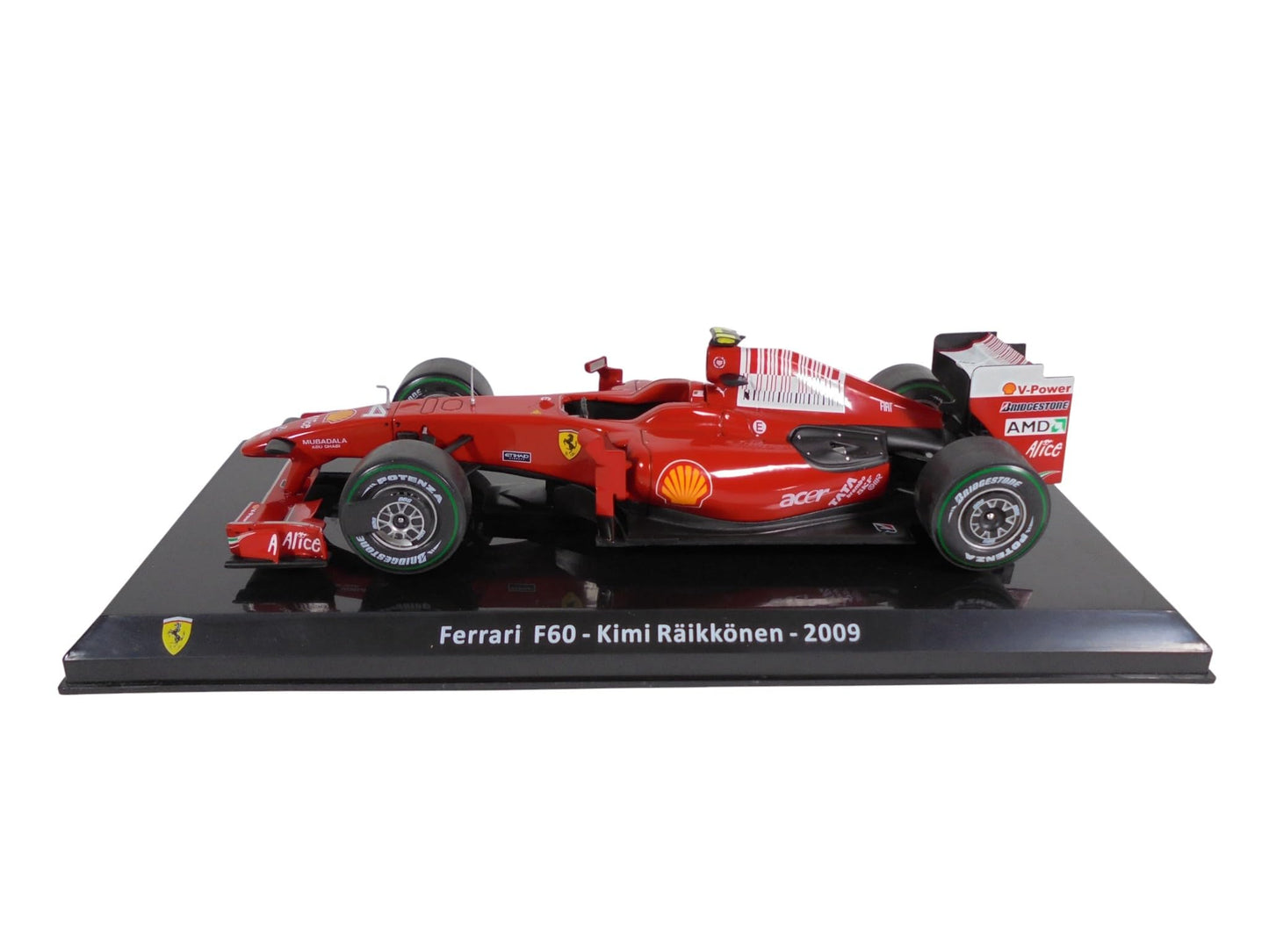 Formula 1 Ferrari F60 Kimi Raikkonen 2009 cu vitrina - 1/24 Altaya