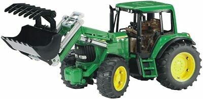 BRUDER 02052 - Tractor John Deere 6920 cu încărcător frontal