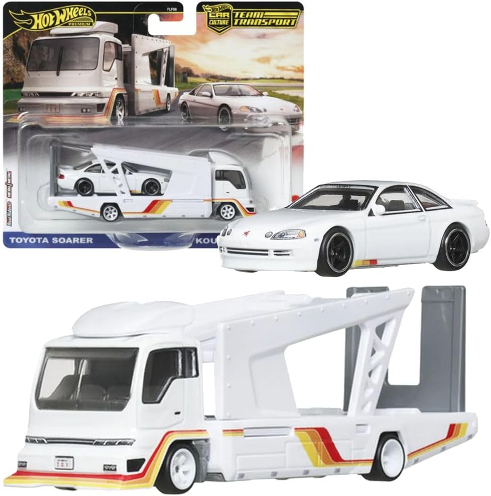 Transportor Kousoku Hauler si Toyota Soarer - 1/64 Hot Wheels Premium
