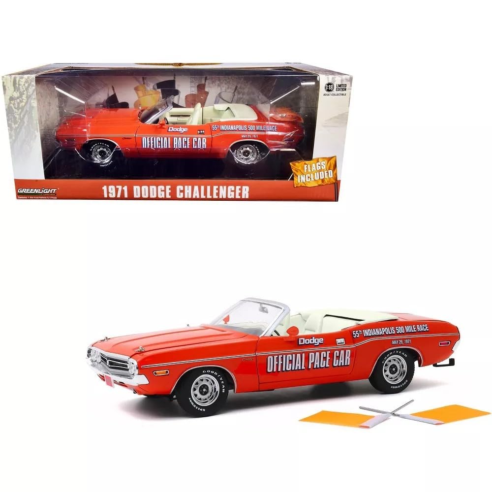Dodge Challenger 1971 Official Pace Car - 1/18 Greenlight