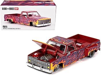 Chevrolet Silverado Dually on fire V1 - 1/64 KAIDO HOUSE by Mini GT
