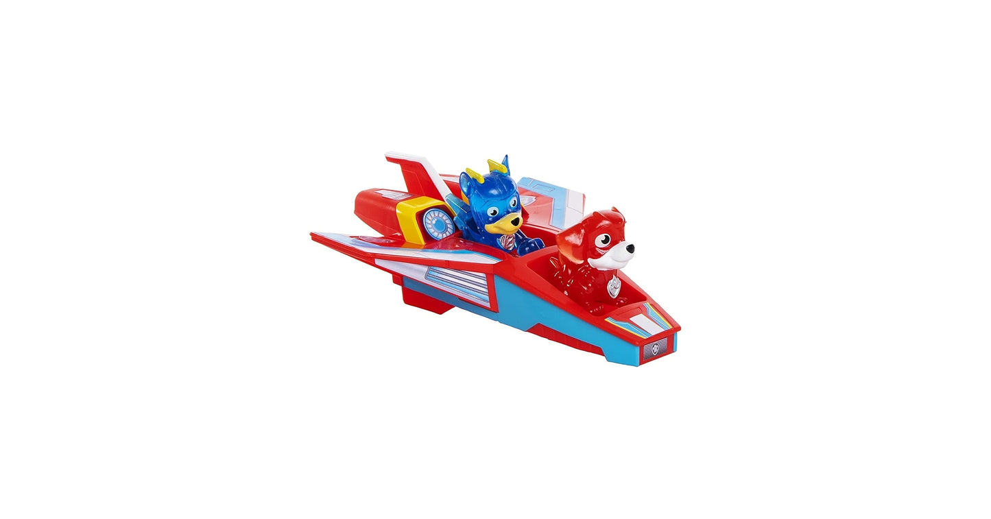 Set de joaca Paw Patrol - Avion cu figurine Chase si Marshall