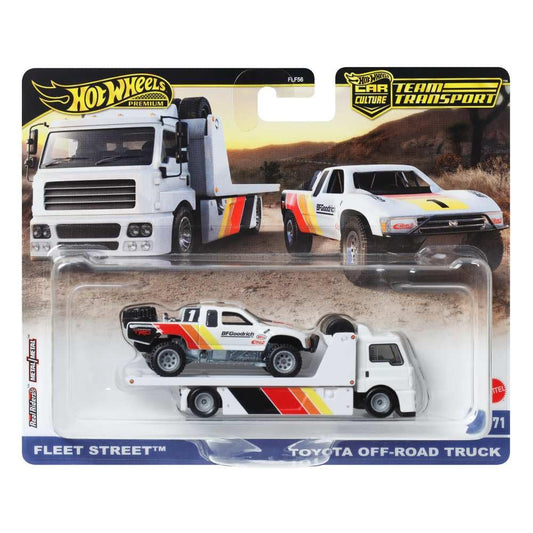 Set Toyota Off-road truck si  Fleet Street - 1/64 Hot Wheels Premium