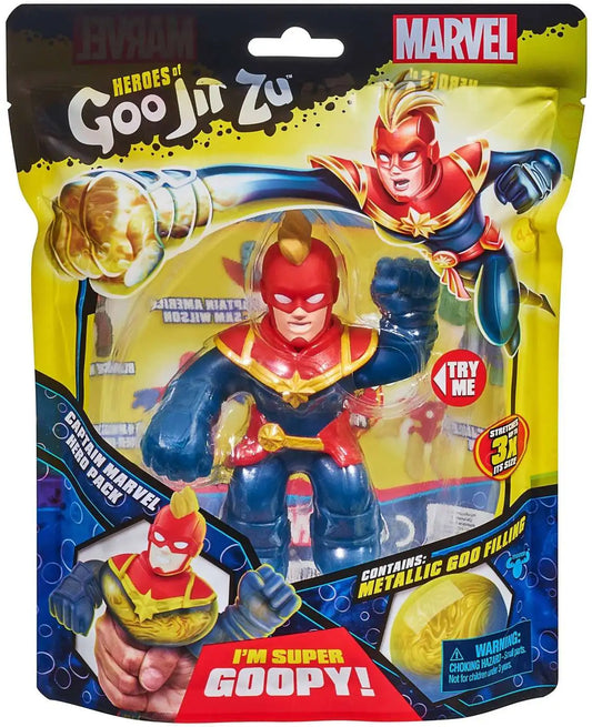 Figurina Captain Marvel Goo Jit Zu 12cm - Captain Marvel