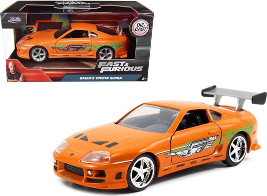 Toyota Supra portocalie Fast and Furious - 1/32 Jada