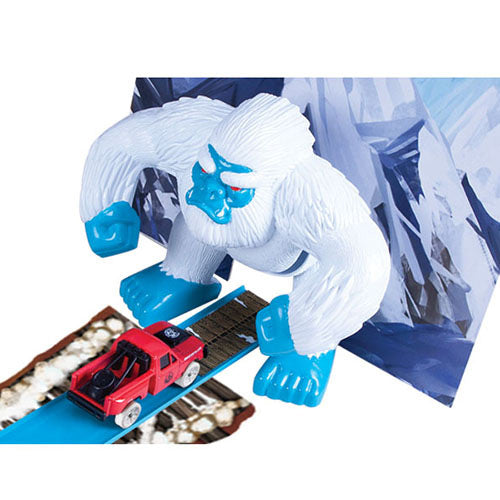Pista cu masinuta si figurina Yeti - Maisto Fresh Metal