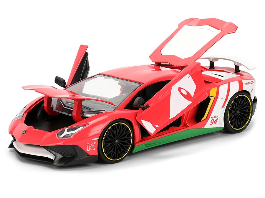 Lamborghini Aventador SV cu figurina Sonic The Hedgehog - 1/24 Jada