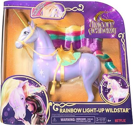Unicorn Academy Rainbow Light Up Wildstar 28 cm