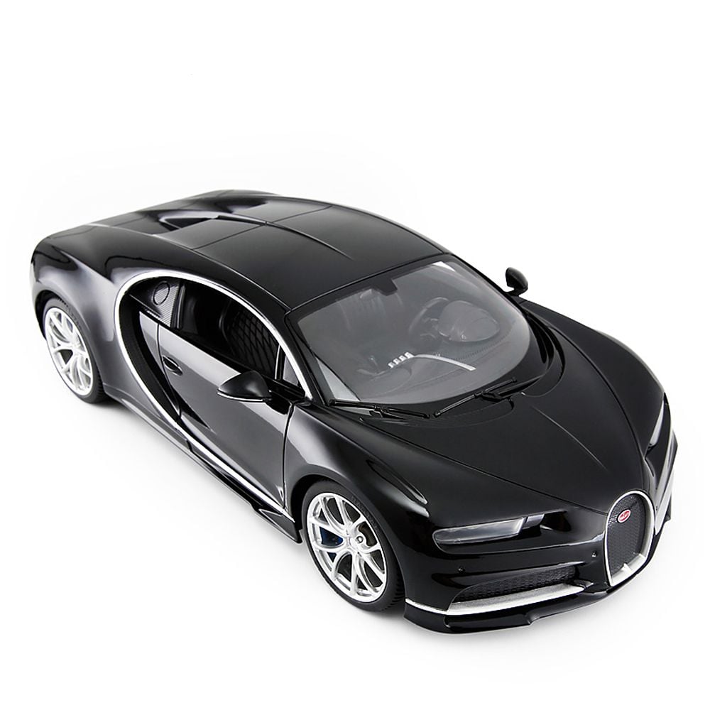 Bugatti Chiron negru cu telecomanda - 1/14 Rastar