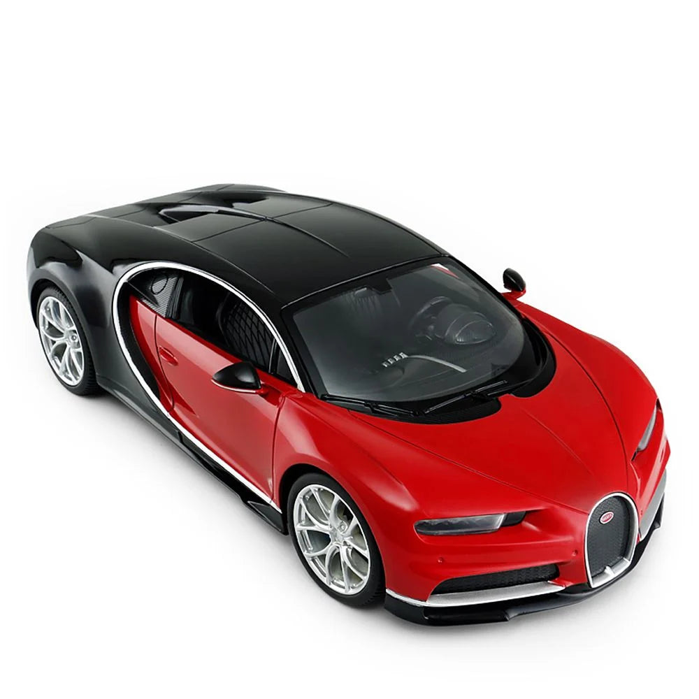 Bugatti Chiron rosu/negru cu telecomanda - 1/14 Rastar