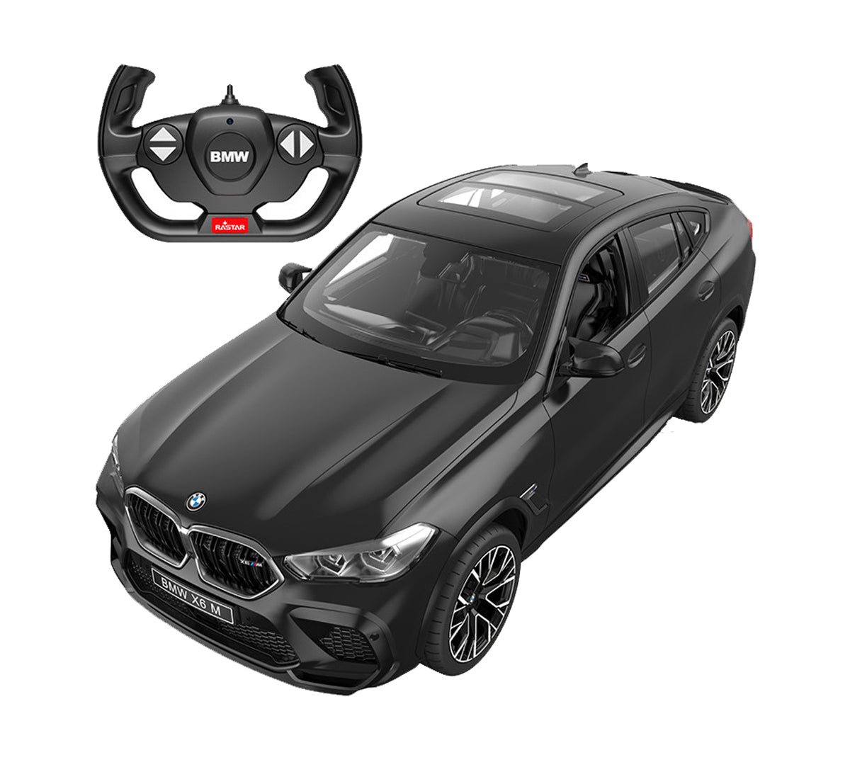 BMW X6 M negru cu telecomanda - 1/14 Rastar