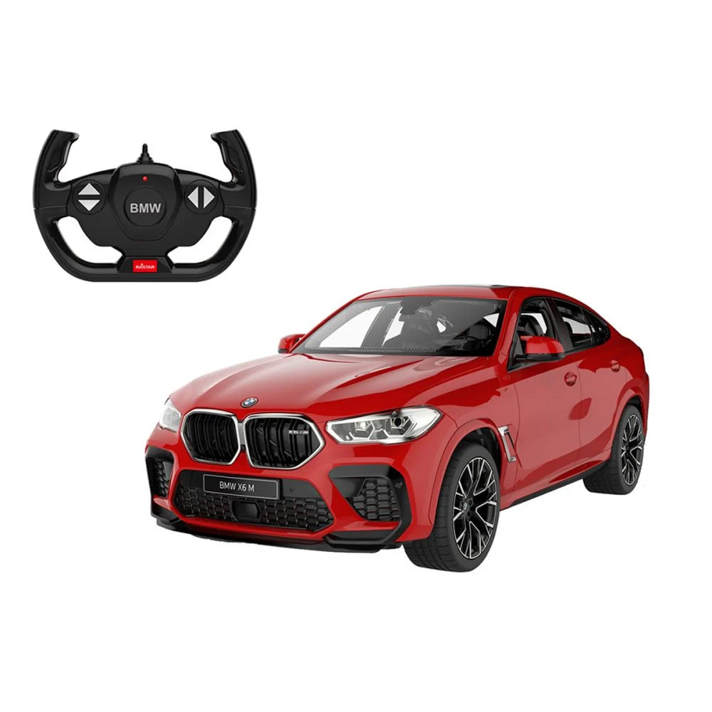 BMW X6 M rosu cu telecomanda - 1/14 Rastar