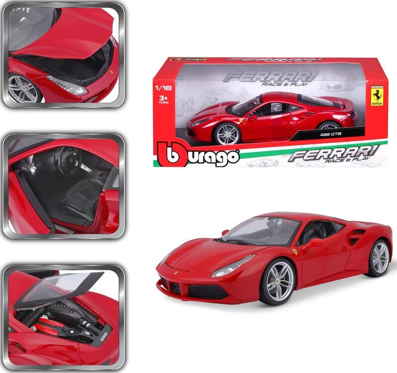 Ferrari 488 GTB - 1/18 Bburago