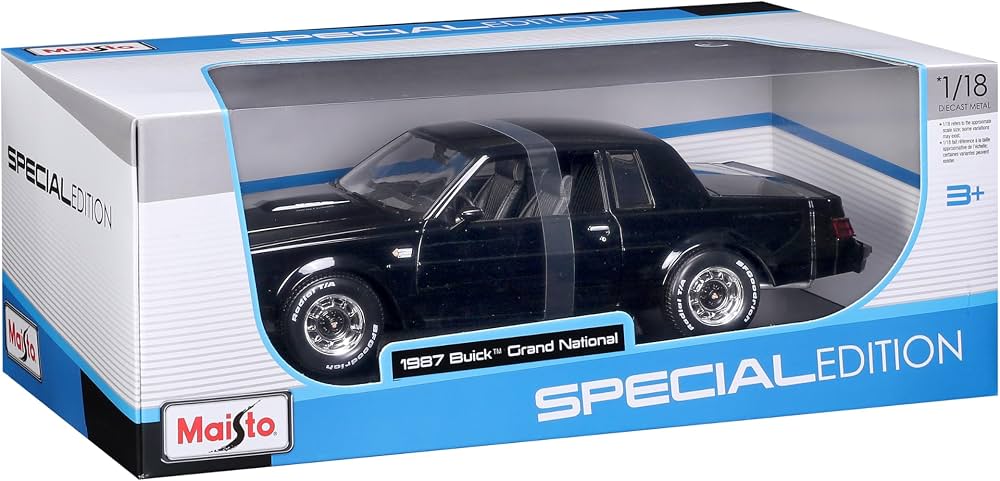 Buick Grand National 1987 negru - 1/18 Maisto