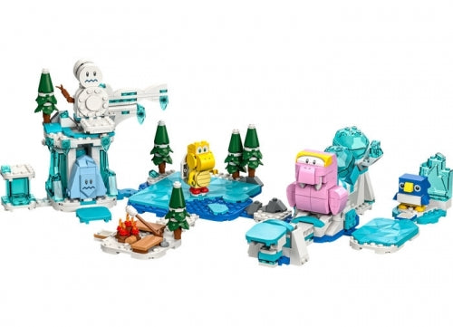 LEGO Super Mario 71417 - Set de extindere Morsel si aventura lui in zapada (567 piese)