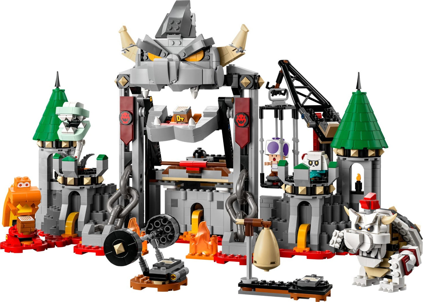 LEGO Super Mario 71423 - Set de extindere batalia lui Dry Bowser de la castel