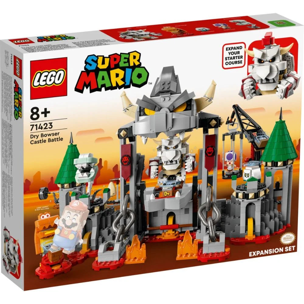 LEGO Super Mario 71423 - Set de extindere batalia lui Dry Bowser de la castel
