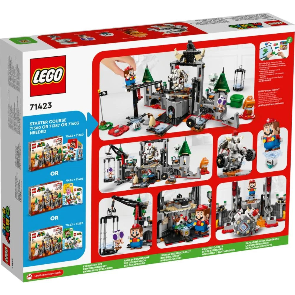 LEGO Super Mario 71423 - Set de extindere batalia lui Dry Bowser de la castel