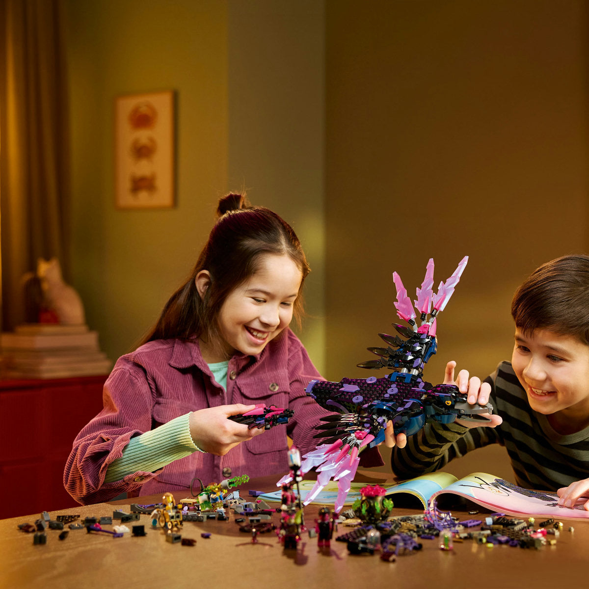 LEGO DREAMZzz 71478 - Corbul de la miezul noptii al vrajitoarei din Never (1203 piese)