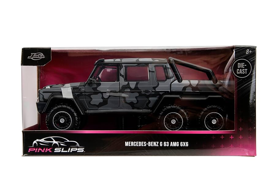 Mercedes-Benz G63 AMG 6x6 Pink Slips - 1/24 Jada