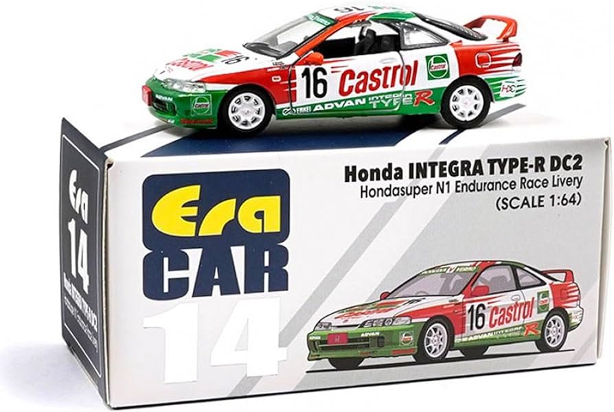 Honda Integra Type-R DC2  Hondasuper N1 Endurance Race Livery - 1/64 EraCar