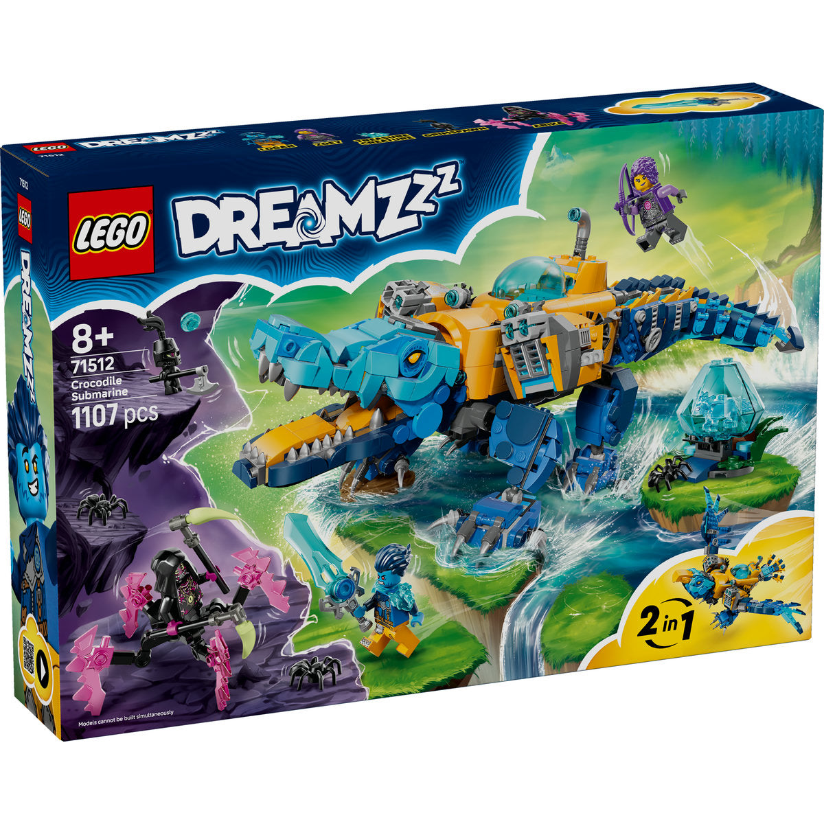 LEGO DREAMZzz 71512 - Submarin crocodil (1107 piese)