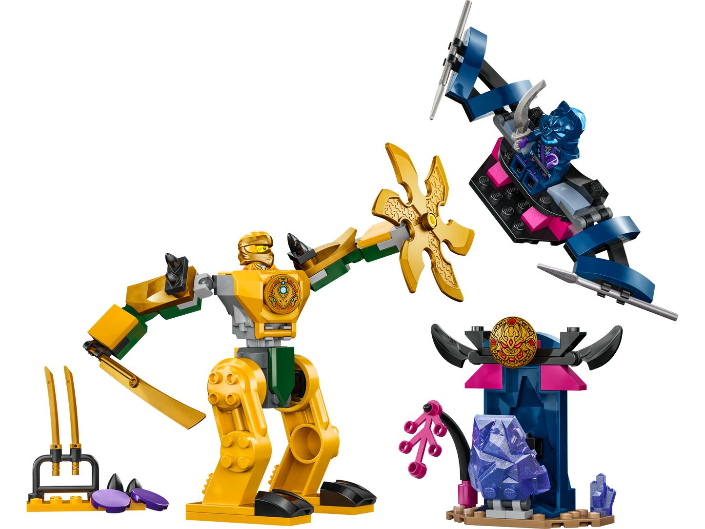 LEGO Ninjago 71804 - Robotul de lupta al lui Arin (104 piese)
