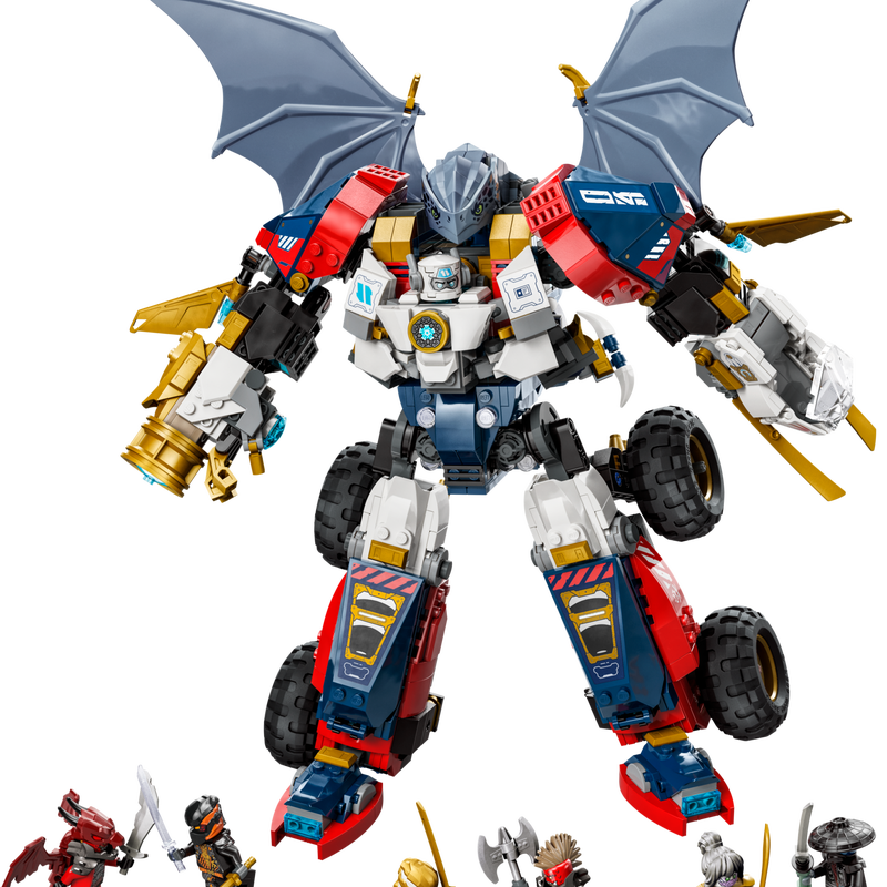 LEGO Ninjago 71834 - Ultrarobotul combinat al lui Zane (1187 piese)