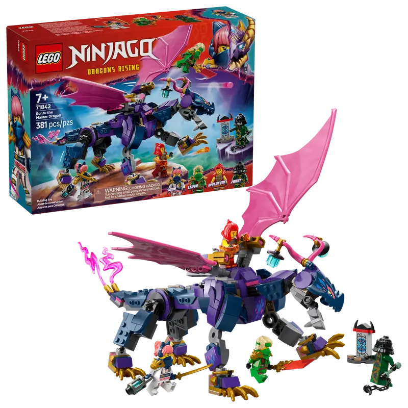 LEGO NINJAGO 71842 - Marea dragonita Rontu (381 piese)
