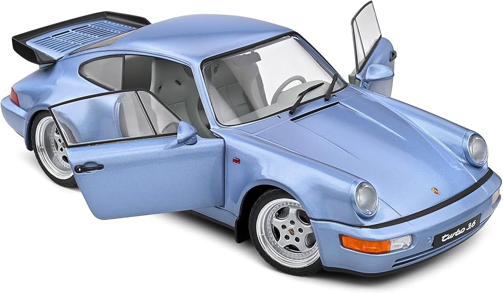 Porsche 911 (964) Turbo horizon blue 1990 - 1/18 Solido