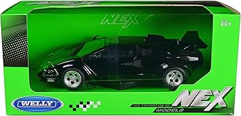 Lamborghini Countach LP 500 S negru - 1/24 Welly