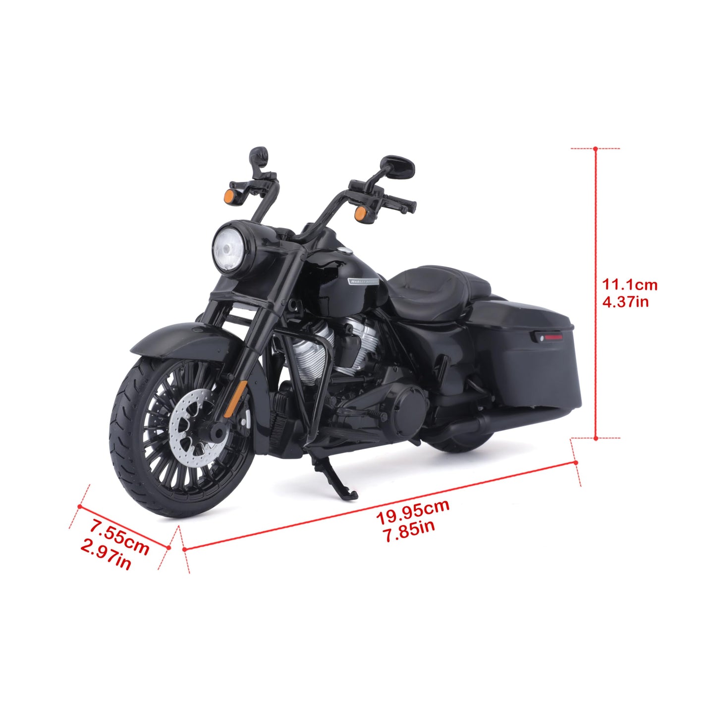 Motocicleta Harley Davidson Road King Special 2017 - 1/12 Maisto