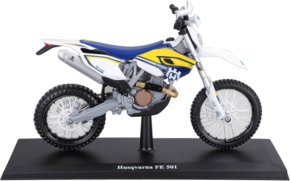 Motocicleta Husqvarna FE 501 - 1/12 Maisto