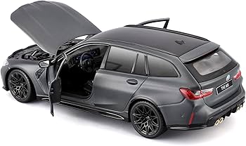 BMW M3 Touring 2023 gri inchis mat - 1/24 Bburago